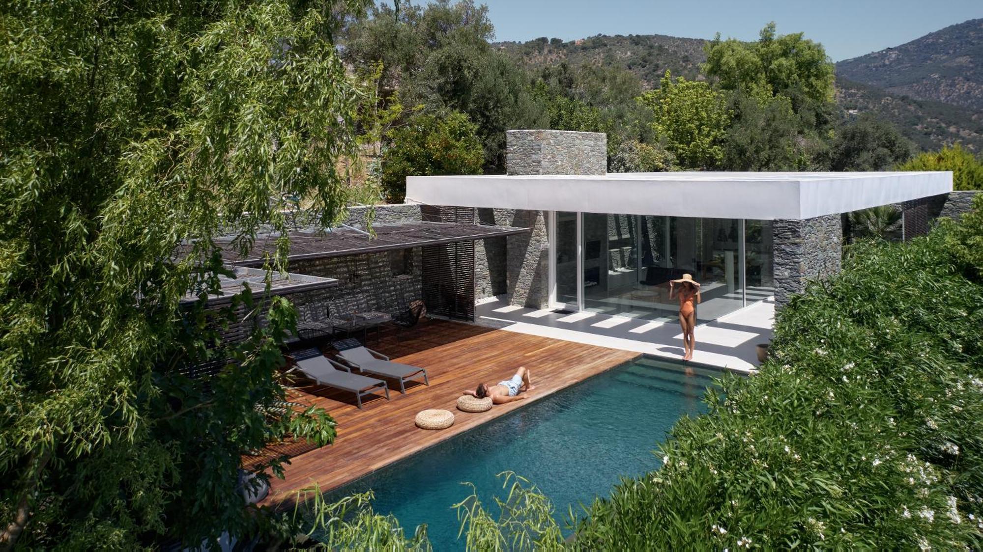 A - Luxury Villas Plomari ภายนอก รูปภาพ